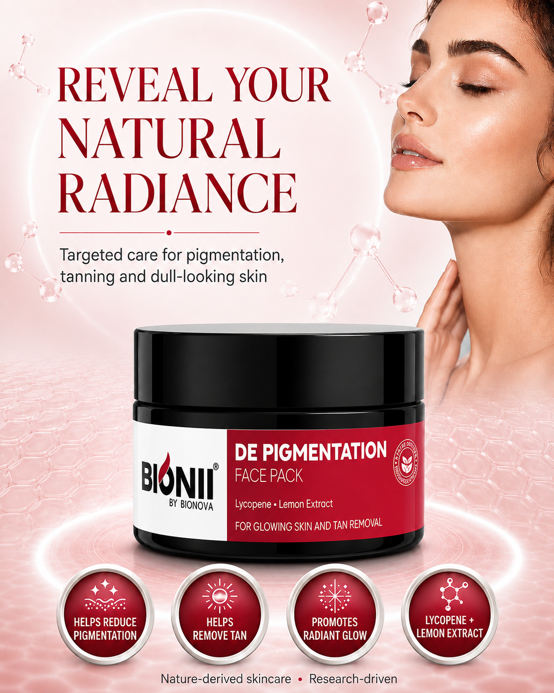 Tan Removal Face Pack for Glowing Skin: Benefits of Lycopene and Lemon Extract