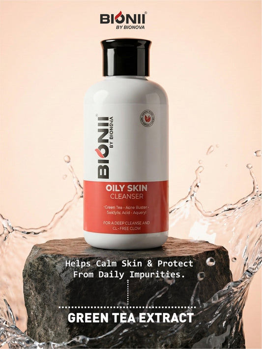 Oily Skin Cleanser 100g with green tea for deep cleansing without dryness