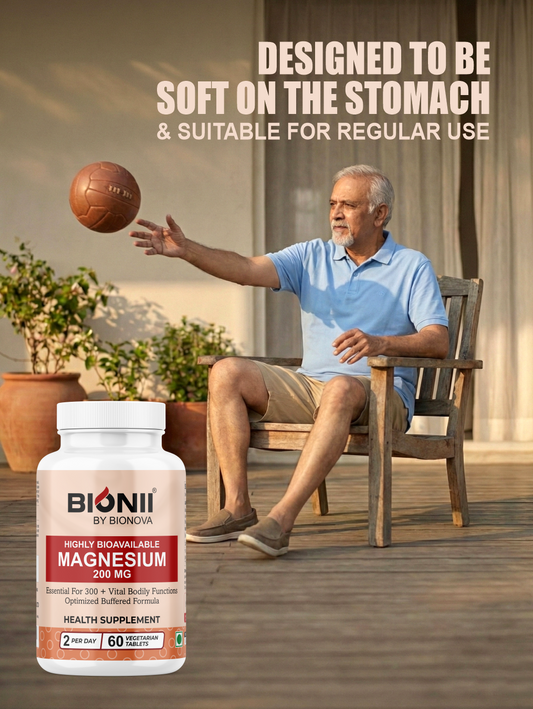Magnesium 220 mg Tablets (60 Tablets) – Buffered magnesium for daily balance & relaxation