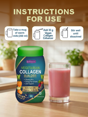Vegetarian Collagen Builder Powder 400g | Plant-Based Skin, Hair, Nail & Joint Support