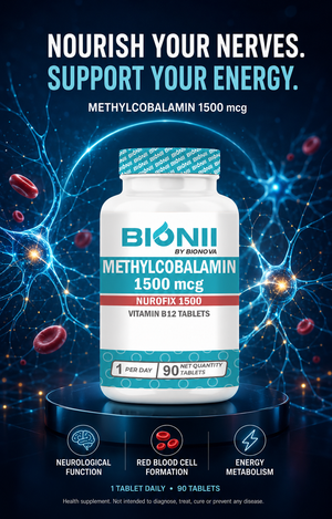 Vitamin B12 Tablets – Methylcobalamin 1500 mcg Benefits