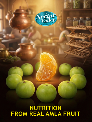 Nectar Valley Amla Candy 250g – Tangy & Sweet, Rich in Vitamin C & Antioxidants