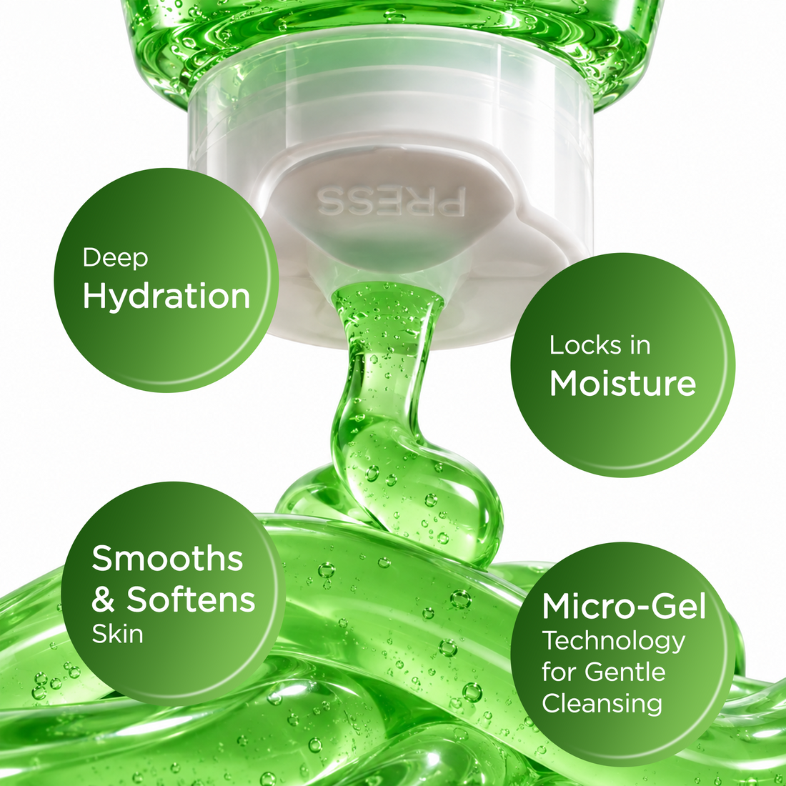 Alotol-FW Emollient Hydrating & Skin-Smoothing Gel Face Wash – With 1% Hyaluronic Acid, Aloe Vera & Ceramide Complex | Micro-Gel Technology