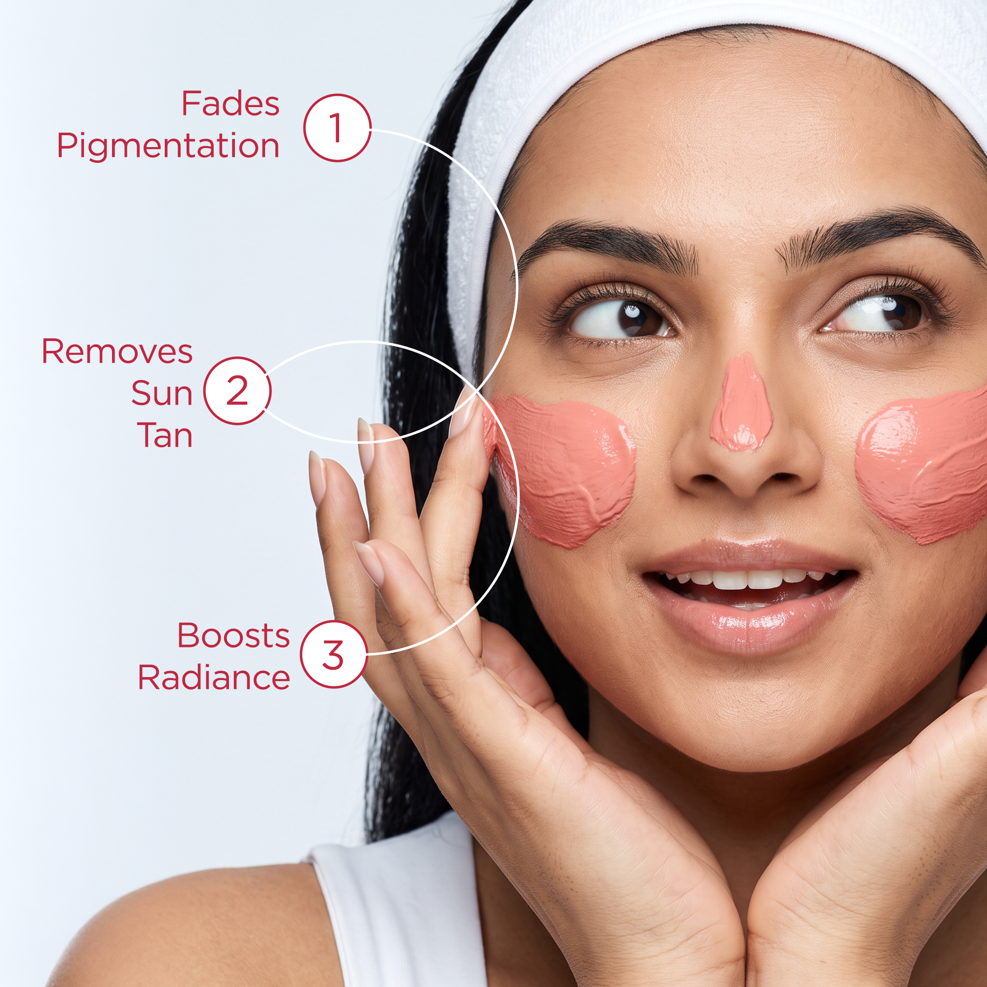 Bionii De-Pigmentation Face Pack | Lycopene & Lemon Extract for Dark Spots & Tan Removal | Brightening Mask for Glowing Skin