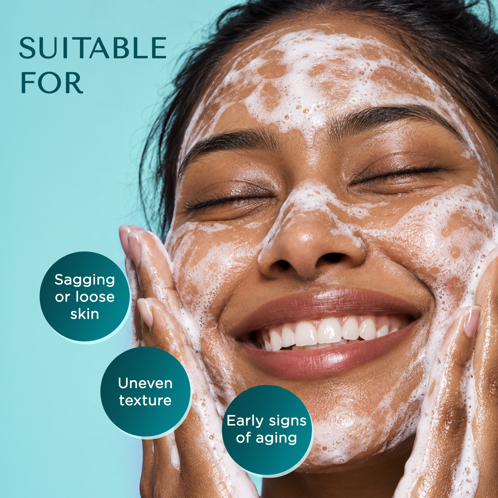 Bionii Elatix-FW Elasticity-Boosting & Firming Gel Face Wash – With 5% Niacinamide, Collagen Peptides & Centella Asiatica | Micro-Gel Technology