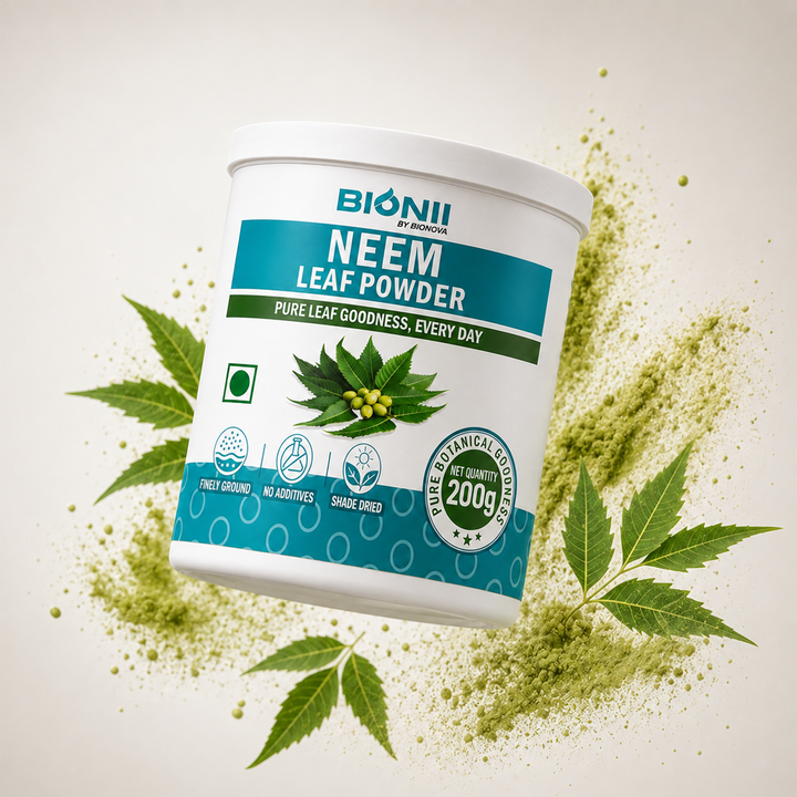 Bionii Neem Leaf Powder 200g – Natural Blood Purifier for Skin & Immune Support