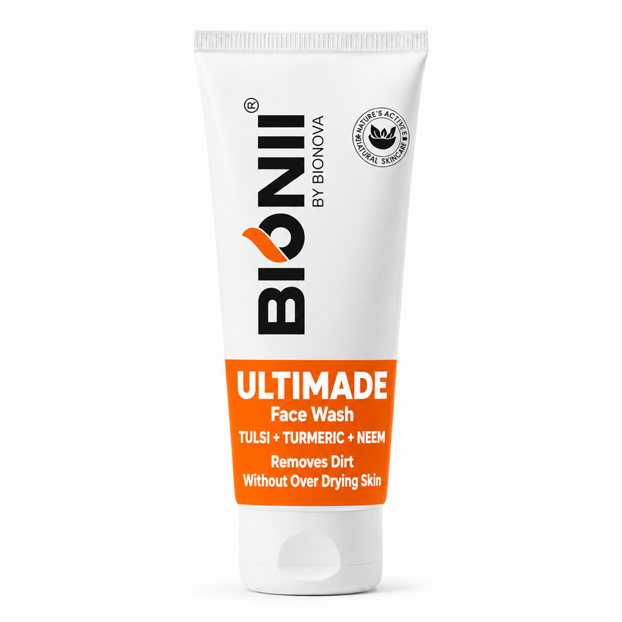 Ultimade Tulsi, Turmeric & Neem Face Wash for Daily Use and Fresh, Clear Skin – 100 ml