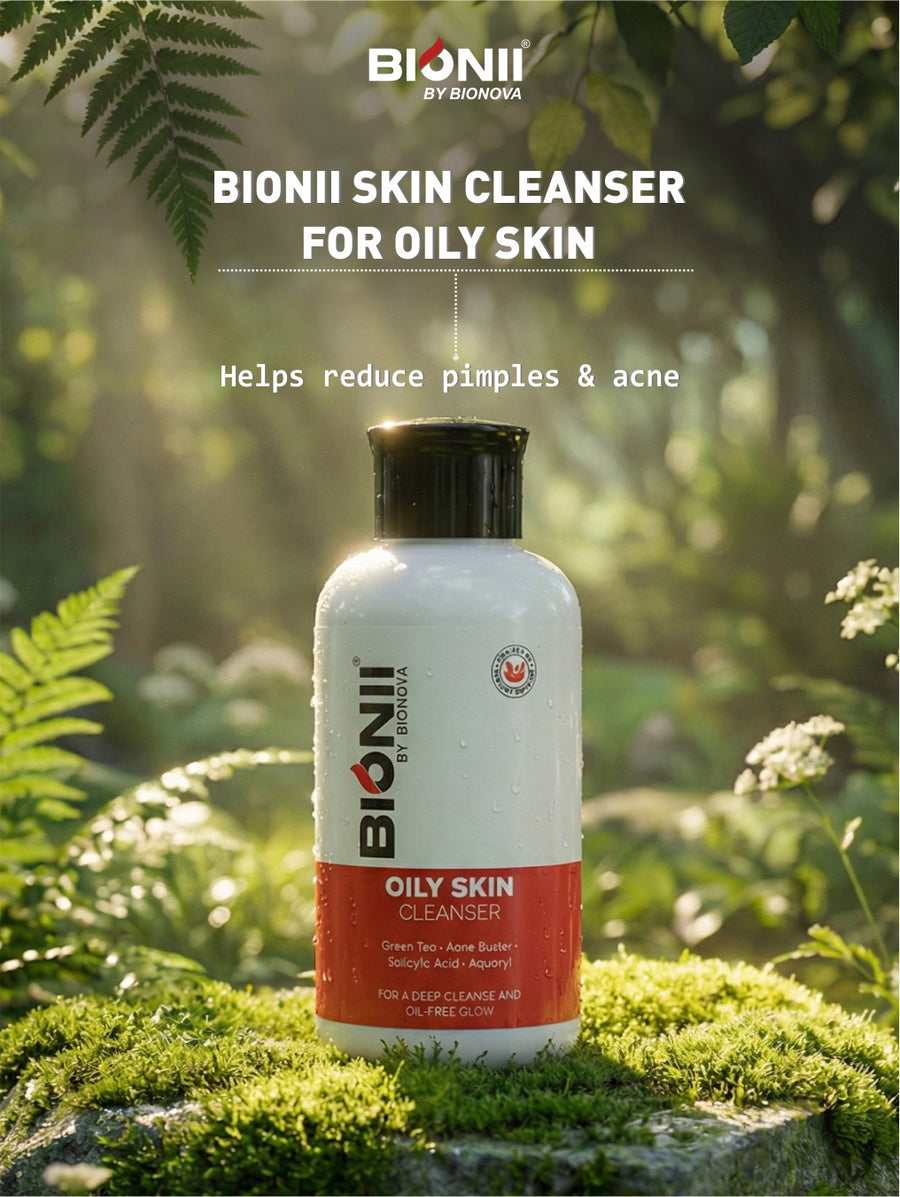Oily Skin Cleanser 100g with green tea for deep cleansing without dryness