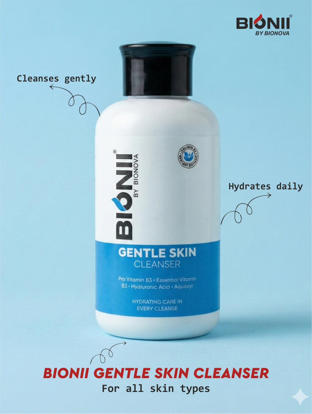 Gentle Skin Cleanser for all type of skin 100g that gently cleanses and hydrates daily