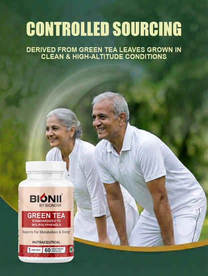 Green Tea Capsules (60 Capsules) – Natural support for fat metabolism & daily energy