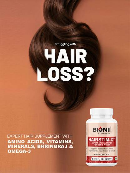 HAIRSTIM-XT Tablets (30 Tablets) – Expert hair nutrition to support stronger, thicker & healthier hair