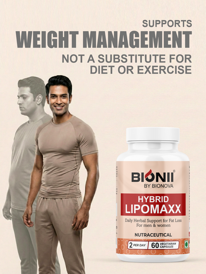 Hybrid Lipomaxx Capsules (60 Capsules) – Supports fat metabolism, energy & performance