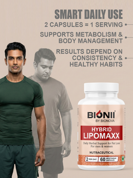 Hybrid Lipomaxx Capsules (60 Capsules) – Supports fat metabolism, energy & performance