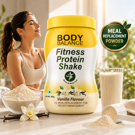 Body Balance Fitness Protein Shake (400 g) – Vanilla Meal Replacement Protein for Weight Management