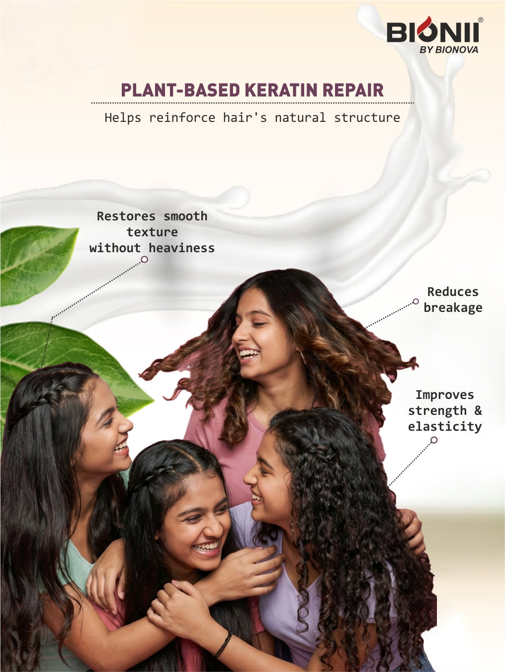 Moroccan Argan oil & Plant Keratin Shampoo 300ml to restore hair vitality, shine and smoothness