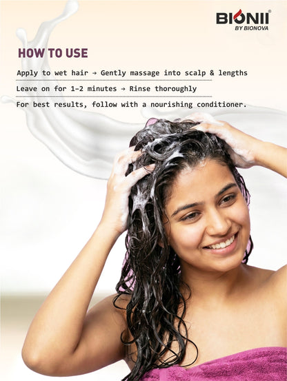 Moroccan Argan oil & Plant Keratin Shampoo 300ml to restore hair vitality, shine and smoothness