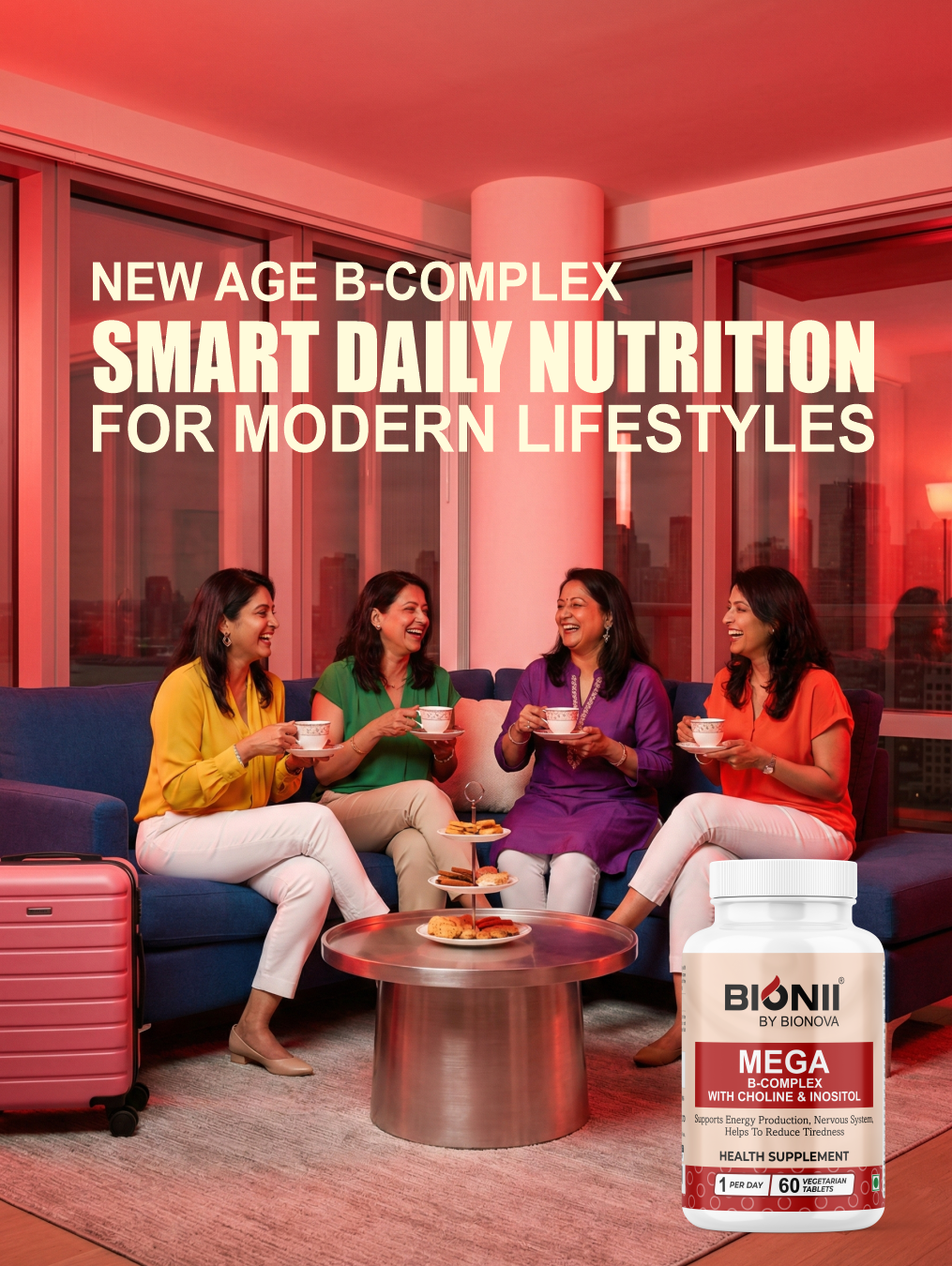Mega B-Complex Tablets (60 Tablets) – Daily energy & nervous system support