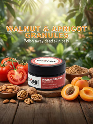 Bionii Micro Abrasion Face Scrub with Lycopene, Walnut & Apricot