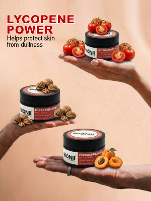 Bionii Micro Abrasion Face Scrub with Lycopene, Walnut & Apricot