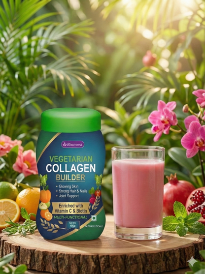 Vegetarian Collagen Builder Powder 400g | Plant-Based Skin, Hair, Nail & Joint Support