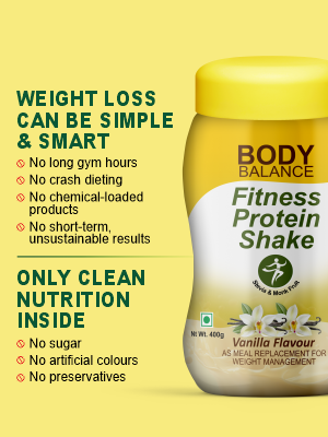 Body Balance Meal Replacement Protein Shake – Vanilla, 400 g | Weight Management Support